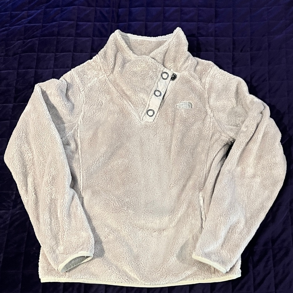 The North Face Cream Fleece Pullover